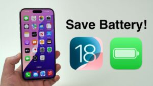 iOS 18 Battery Saving