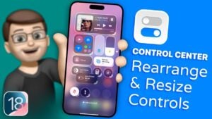 Customize Control Center in iOS 18