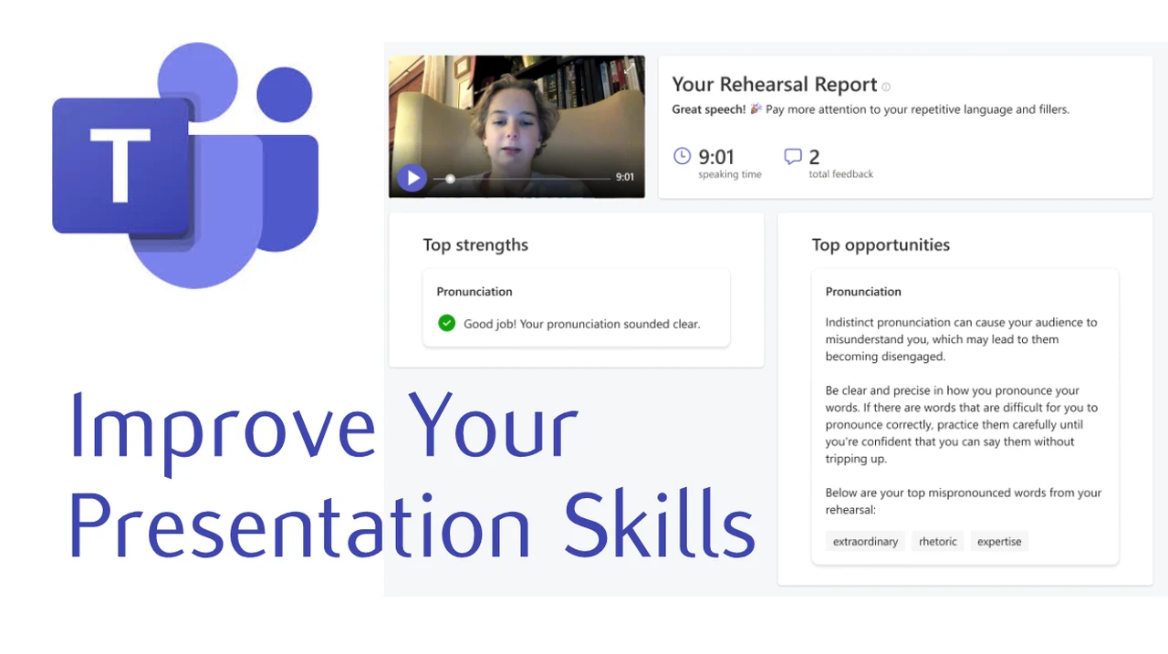 Improve your presentation skills with Microsoft Teams Speaker Progress
