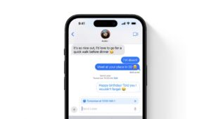 Schedule message iPhone
