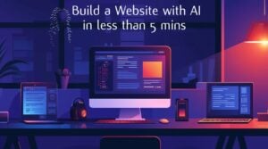 how to quickly Build websites with AI