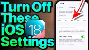 iOS 18 settings