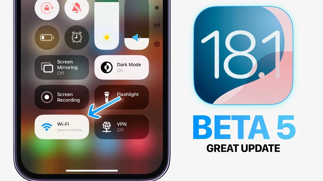 iOS 18. 1 Beta 5