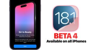 iOS 18.1 Beta 4