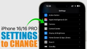 iPhone 16 Settings