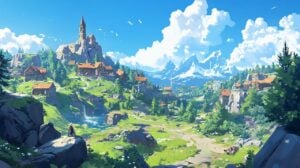 open world games built using AI GameGen O