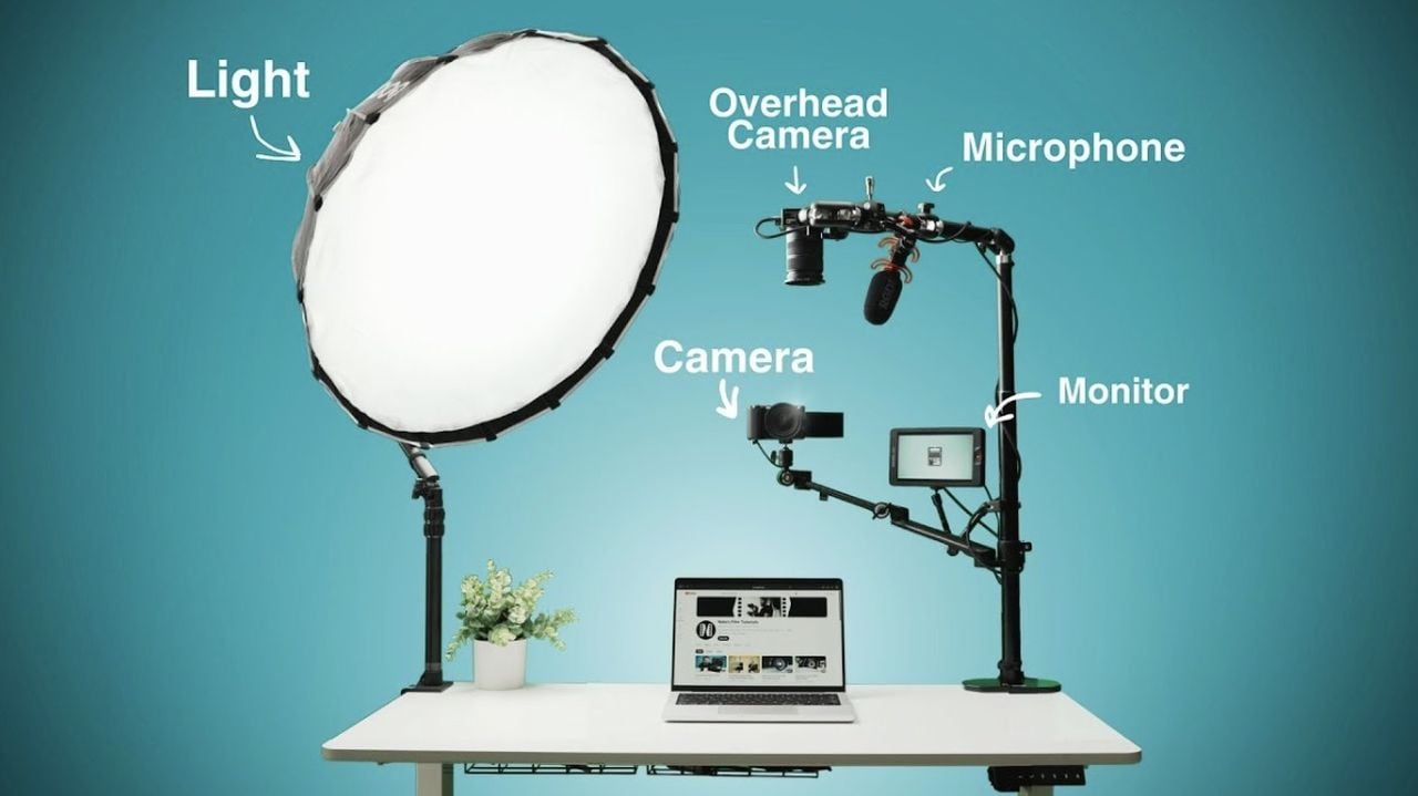 YouTube Video Production with a Compact YouTube Studio Setup
