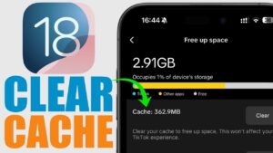 Clear Cache iPhone
