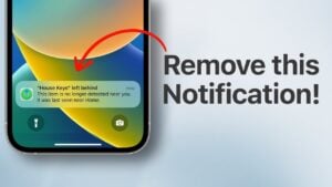 Device Left Behind Notifications