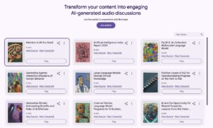 Google Illuminate AI audio learning tool