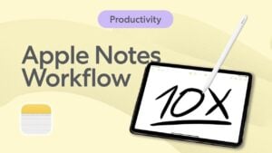 Organizing notes with Apple Notes