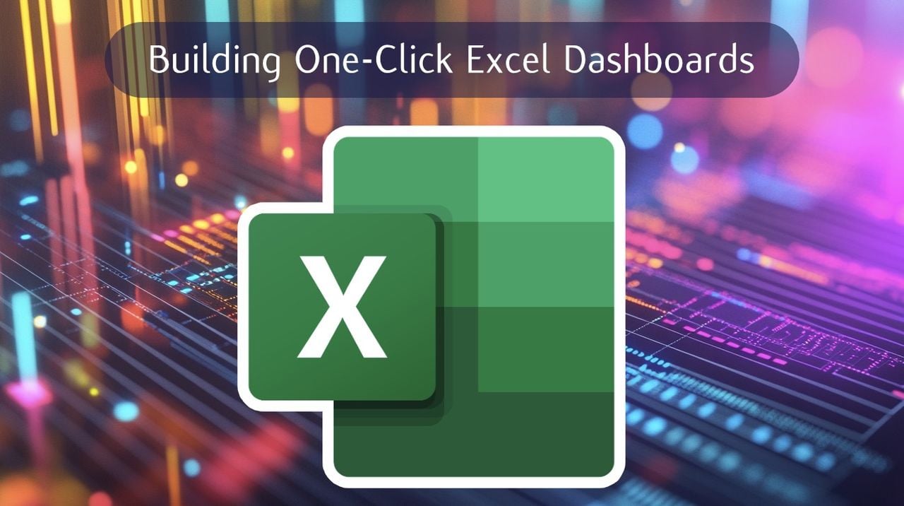 How to Create a One-Click Dashboard in Excel