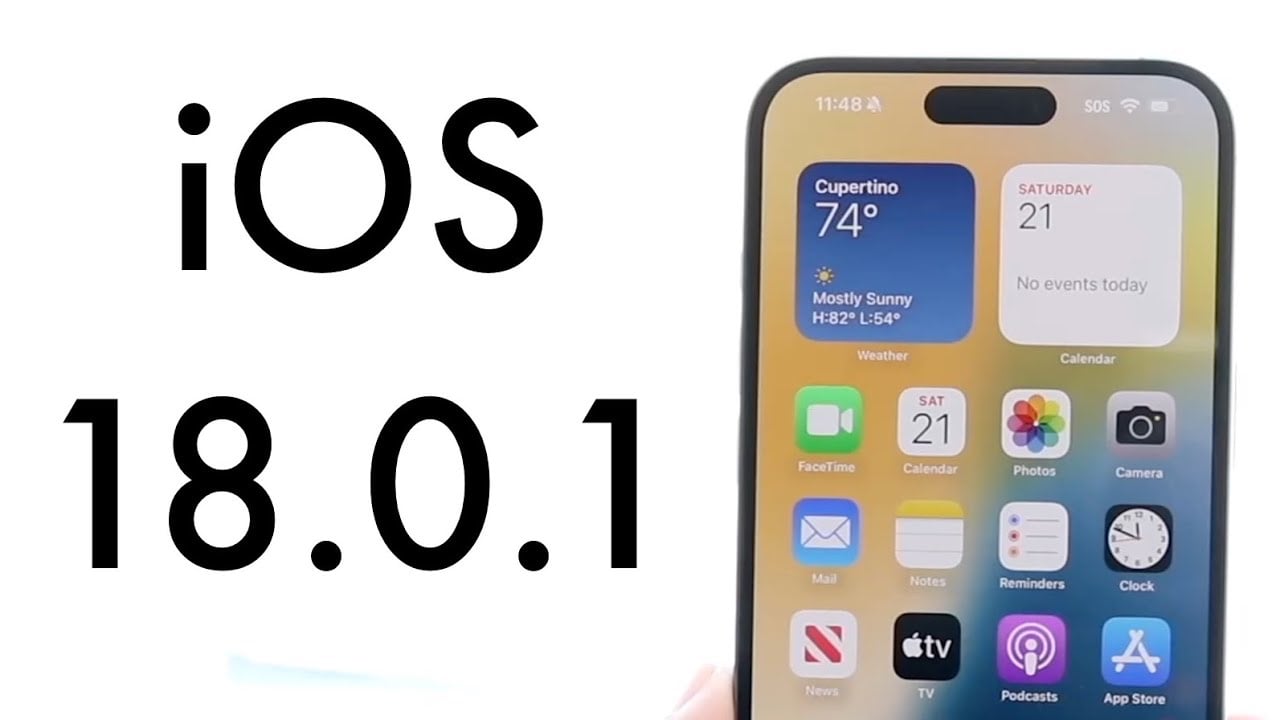 iOS 18.0.1