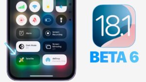 iOS 18.1 beta 6