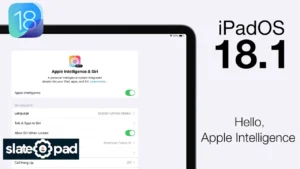 iPadOS 18.1