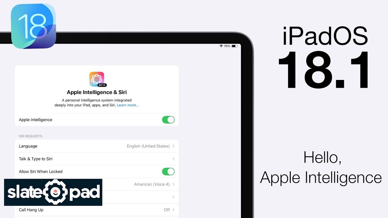 iPadOS 18.1