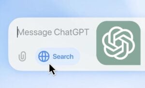 set ChatGPT search as browser default for searching the web