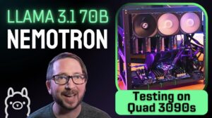 NVIDIA Nemotron 70B performance