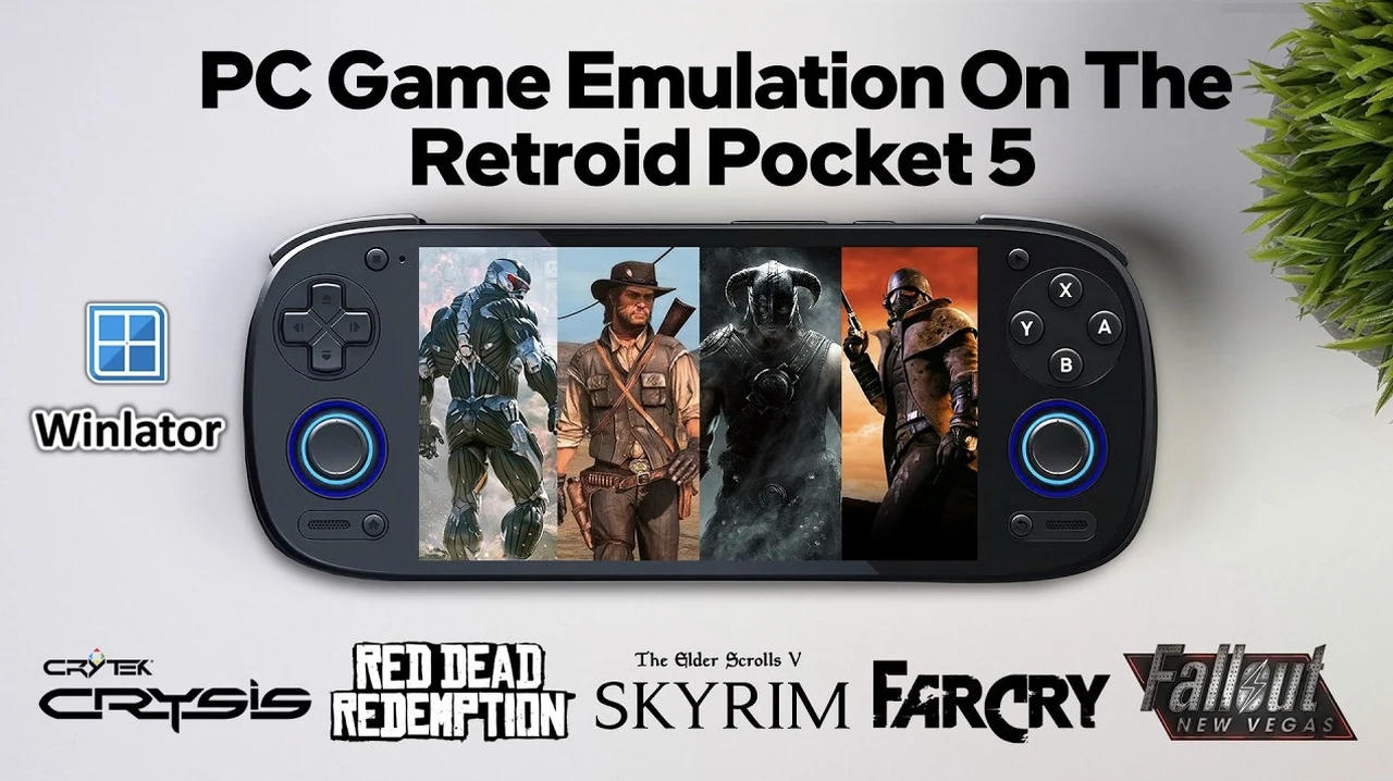 Retroid Pocket 5 PC game emulation