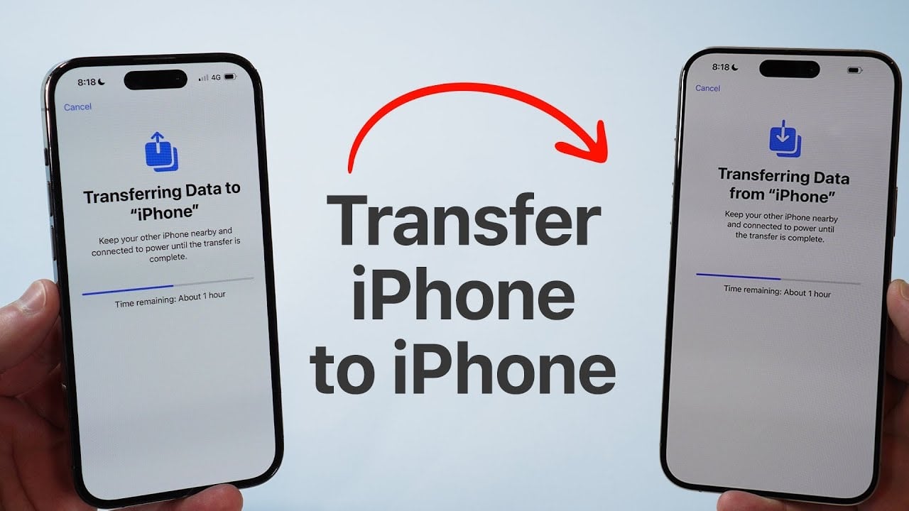 Transfer Data iPhone