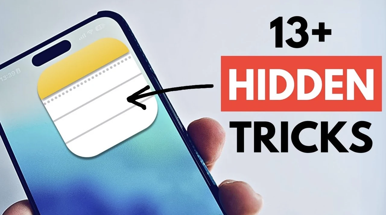 Apple Notes productivity tips