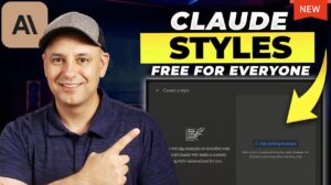 Anthropic Claude writing styles feature
