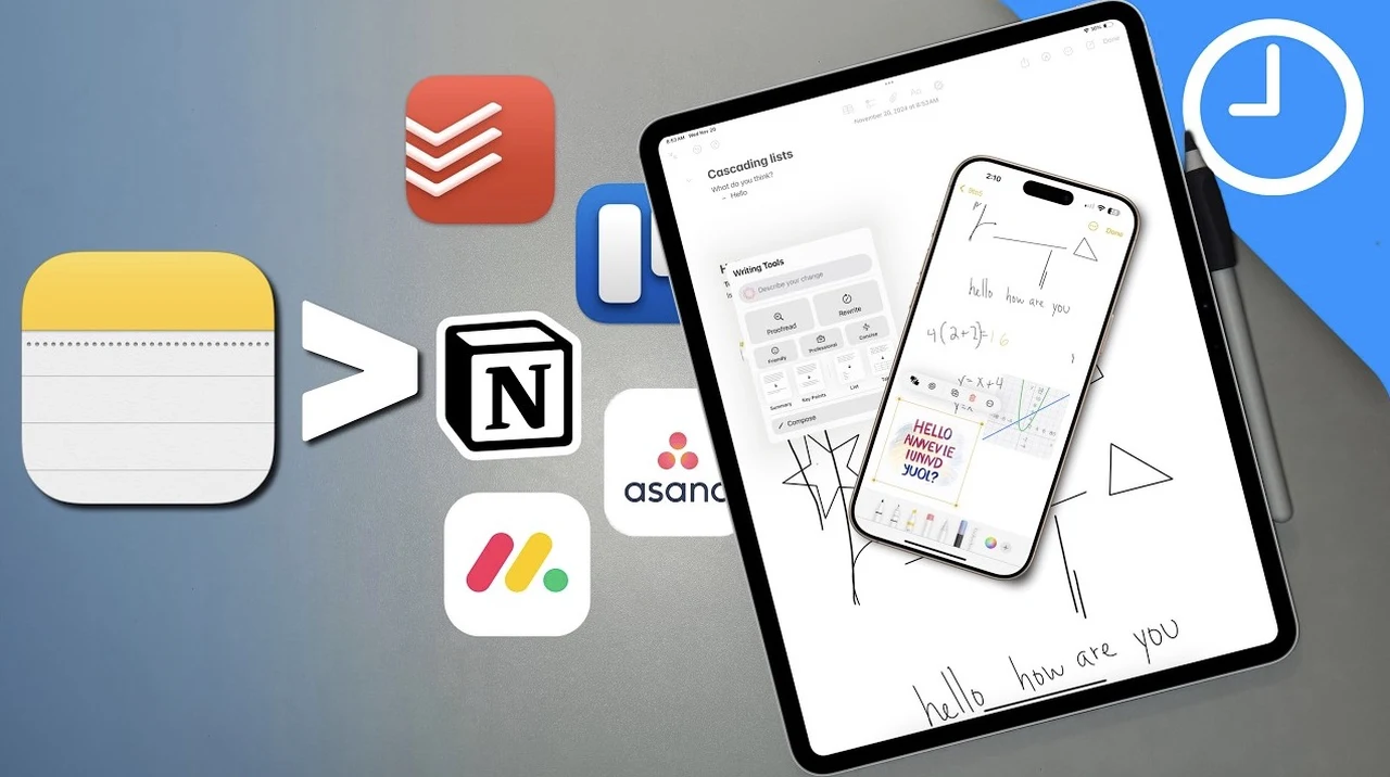 Apple Notes productivity features