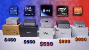 Apple Silicon vs Intel AMD mini PCs