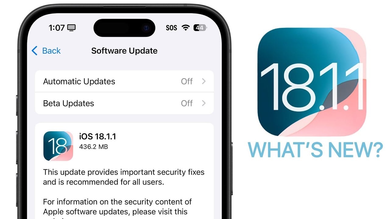 iOS 18.1.1