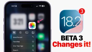 iOS 18.2 Beta 3