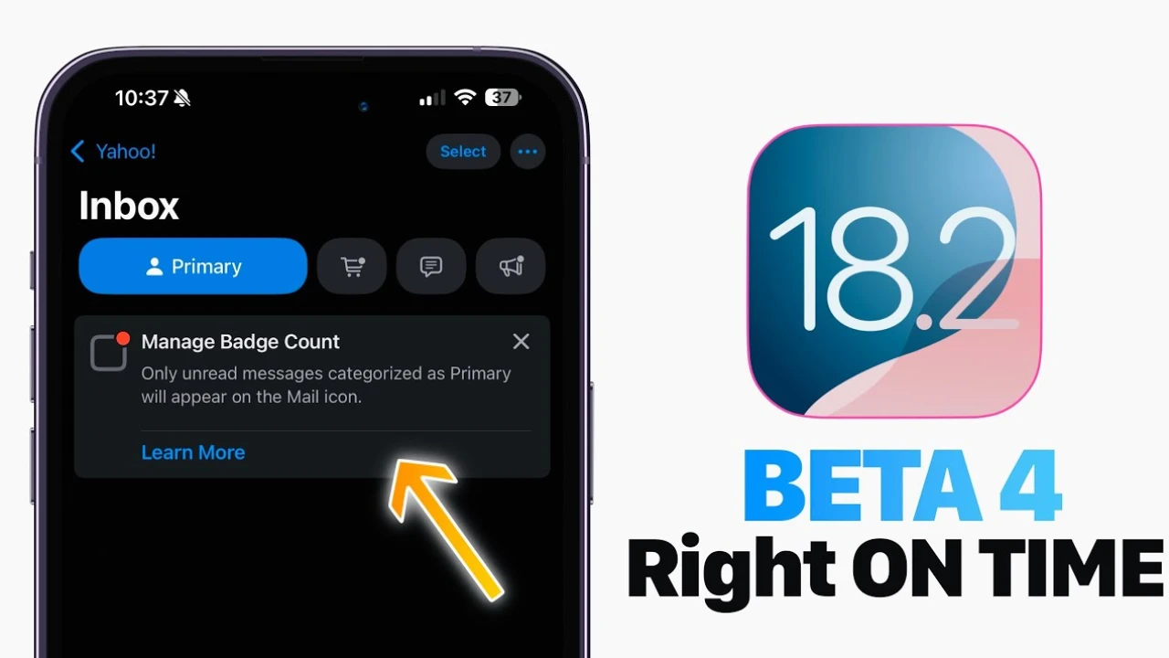 iOS 18.2 Beta 4