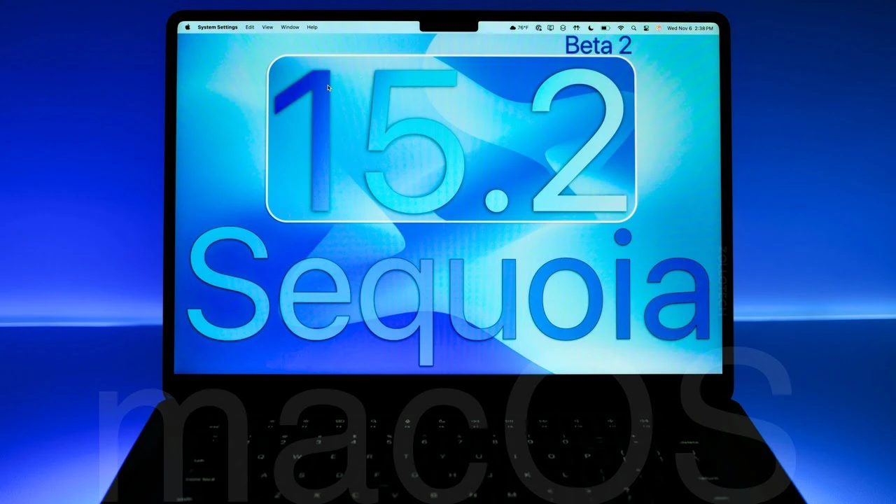 macOS 15.2 beta 2