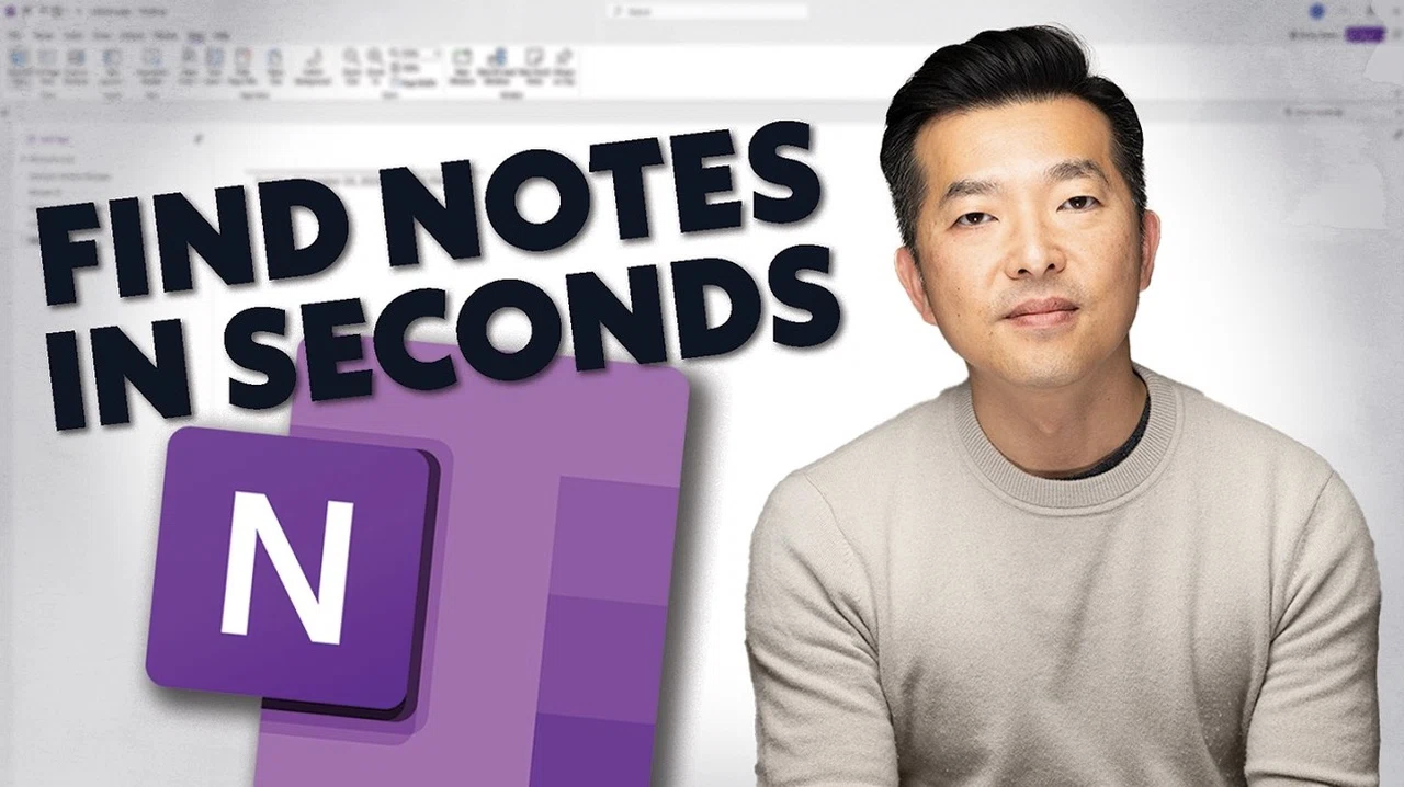 how to search notes in OneNote