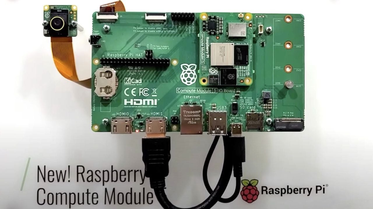 Raspberry Pi Compute Module 5 expansion board