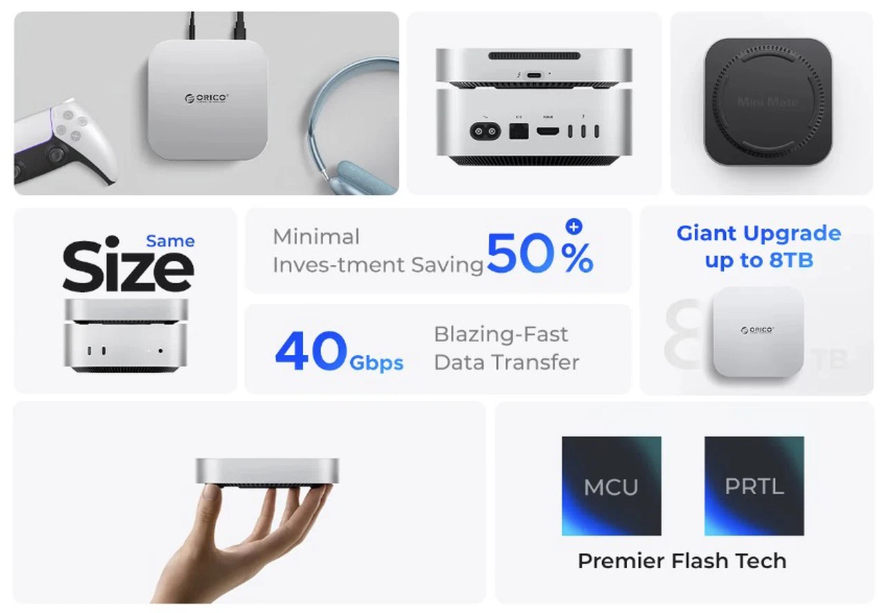 ORICO MiniMate SSD for Mac mini