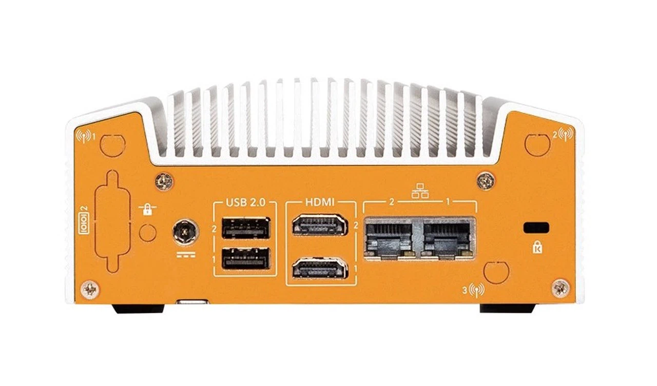 Onlogic Ryzen 7 8840U Connections Rear Photo
