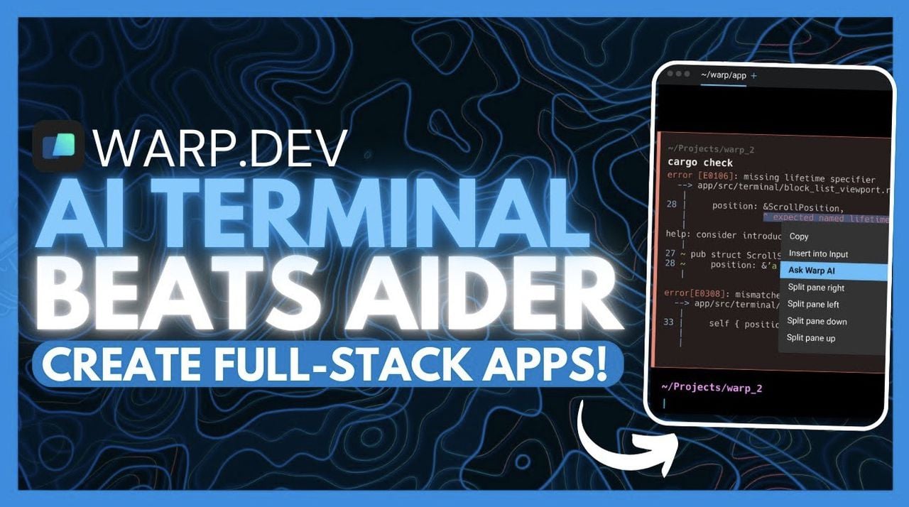 Warp AI Terminal features
