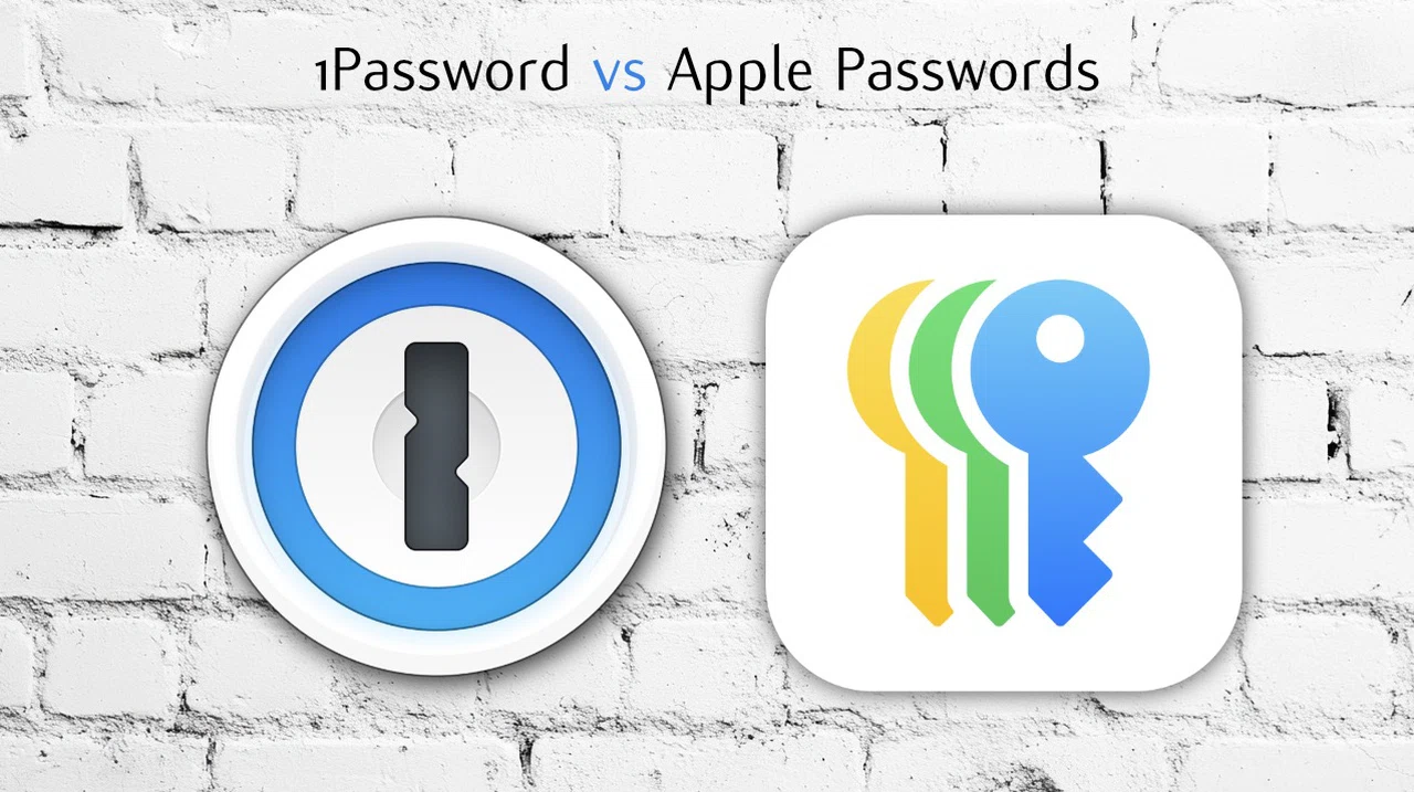 Apple Passwords app vs 1Password