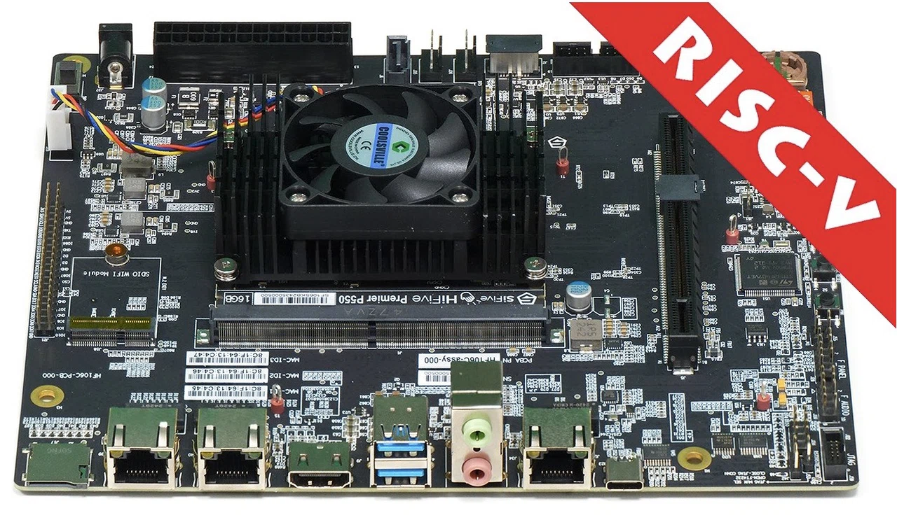HiFive Premier P550 RISC-V board