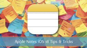 Apple Notes productivity tips