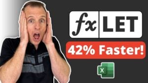 benefits of LET function in Excel