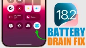 iOS 18.2 Battery Drain