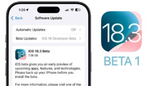 iOS 18.3 beta 1
