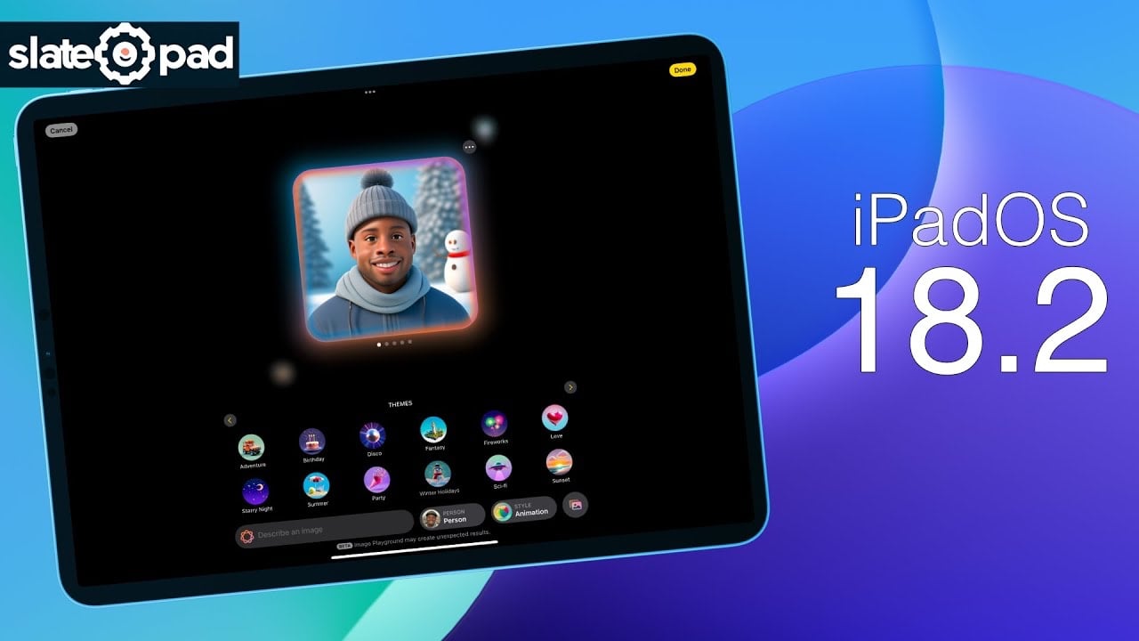 iPadOS 18.2