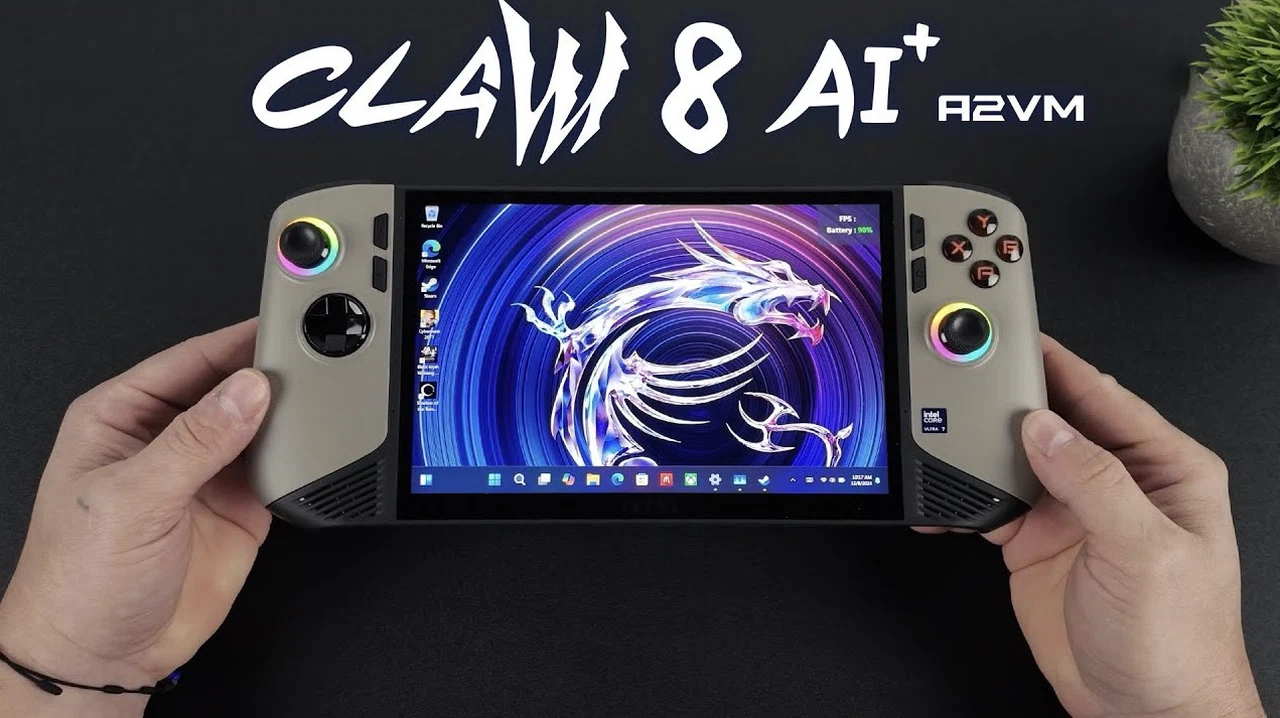 MSI Claw 8 AI+ vs Steam Deck comparison