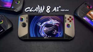 MSI CLAW 8 Ai+ handheld gaming PC