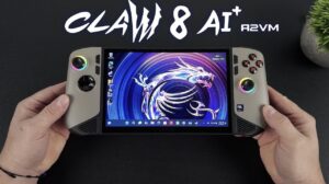 MSI Claw 8 AI+ handheld gaming console