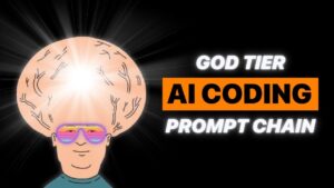 AI app development process using a structured prompt chain