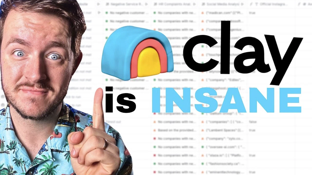 Clay sales lead generation tool