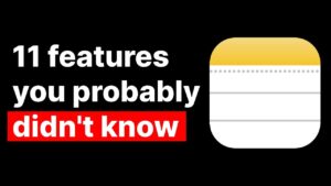 Apple Notes productivity tips and tricks for better organization